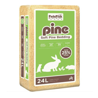 Pets Pick Kiln Dried Soft Pine Bedding Pine 24 L