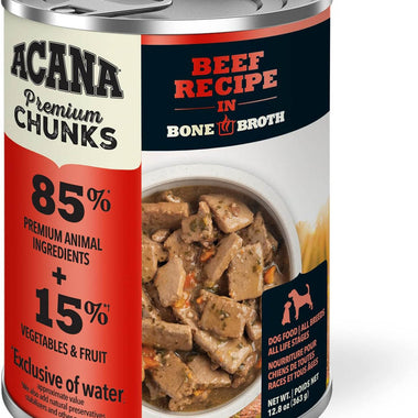 Acana Dog Canned Grain-free Chunks Beef