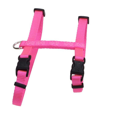 Coastal Figure H Adjustable Nylon Cat Harness Neon Pink 3-8 in x 10-18 in