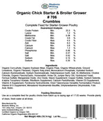 Modesto Milling Chick Starter and Grower Crumbles