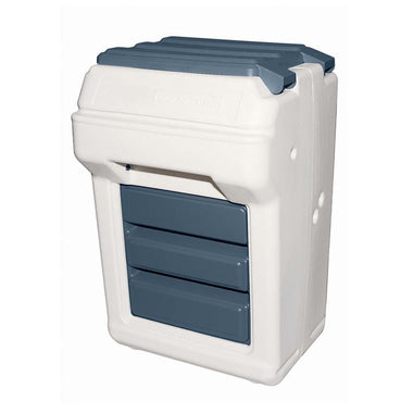 Bergan Aut-o-Dine 25 Automatic Food Dispenser Beige, Navy 1ea